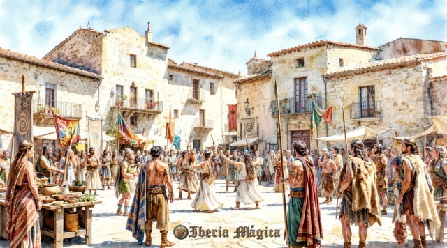 celebración de una fiesta ancestral en Iberia Mágica